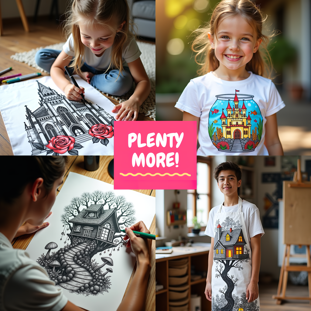 FREE Fairy Tale Cottage Coloring Page - Printable Download