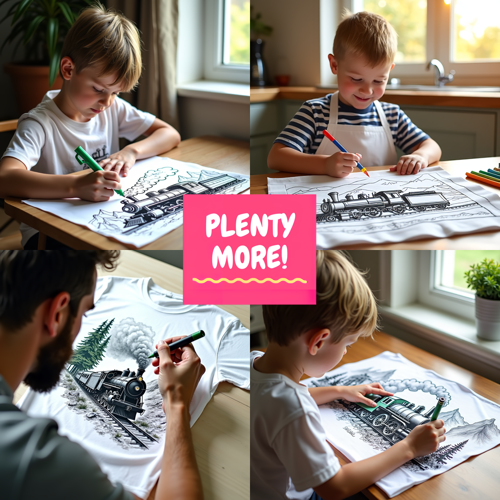 FREE Steam Train Coloring Page - Printable Mountainous Scenery Download