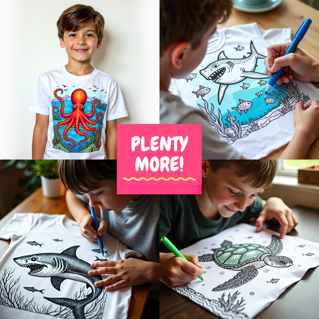FREE Octopus Coloring Page - Detailed Marine Illustration Printable