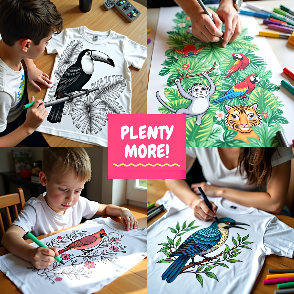 FREE Parrot Flying Coloring Page - Printable Download
