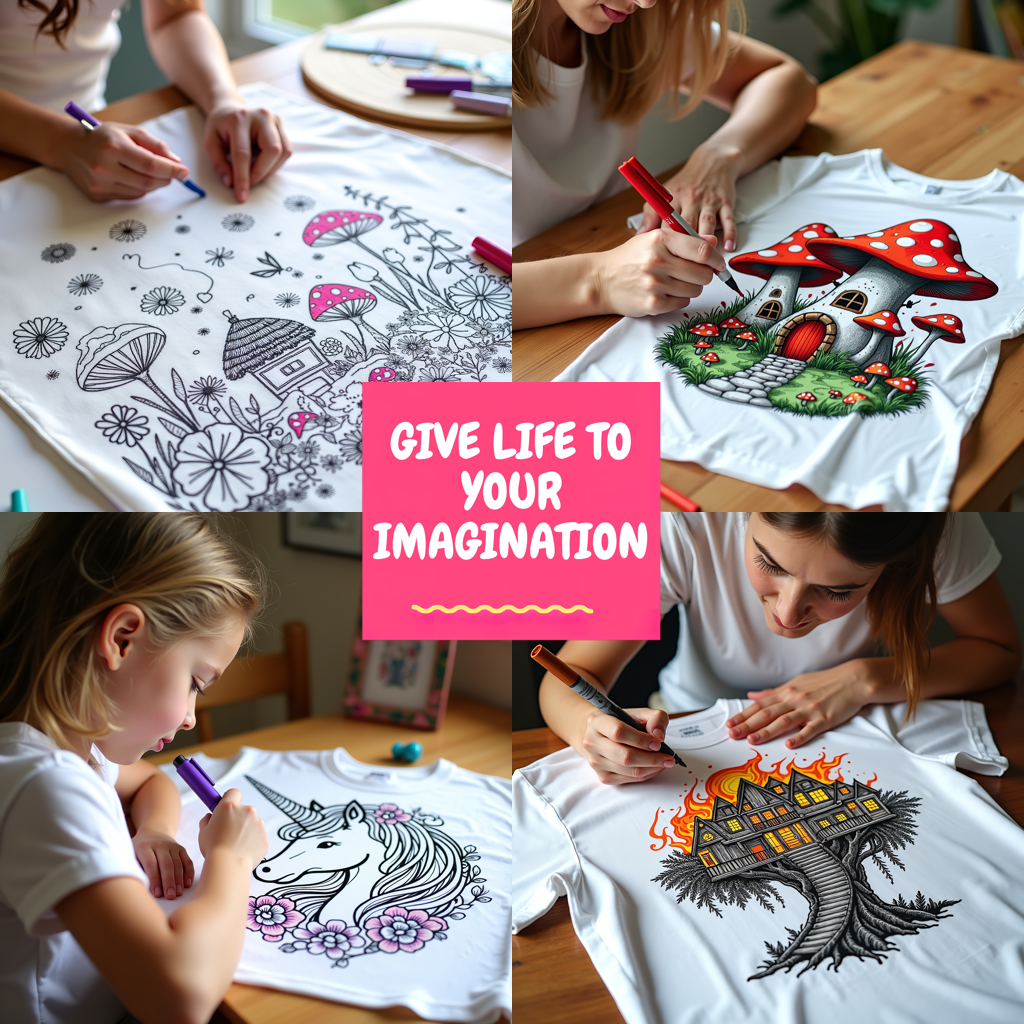 FREE Whimsical Mushroom House Coloring Page Printable