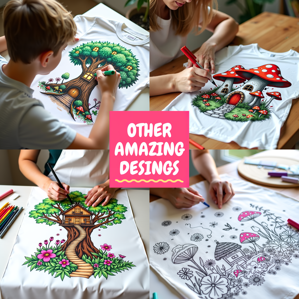 FREE Whimsical Mushroom House Coloring Page Printable