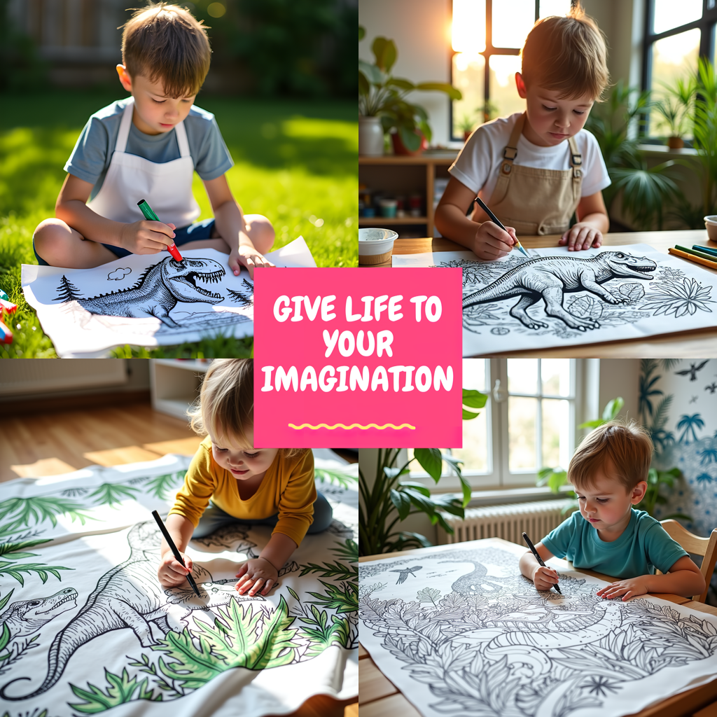 FREE T-Rex Jungle Coloring Page - Download NOW
