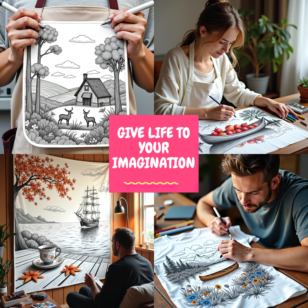 FREE Canoe on Mountain Lake Coloring Page - Printable Download