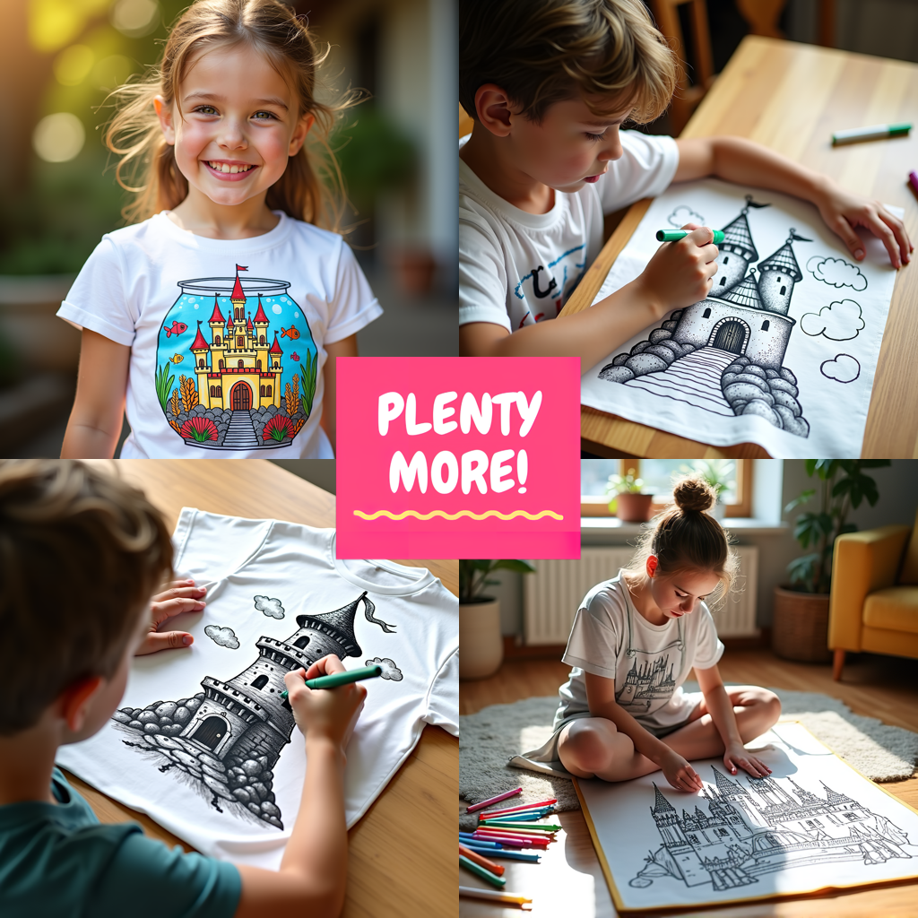 FREE Fantasy Castle Coloring Page Download