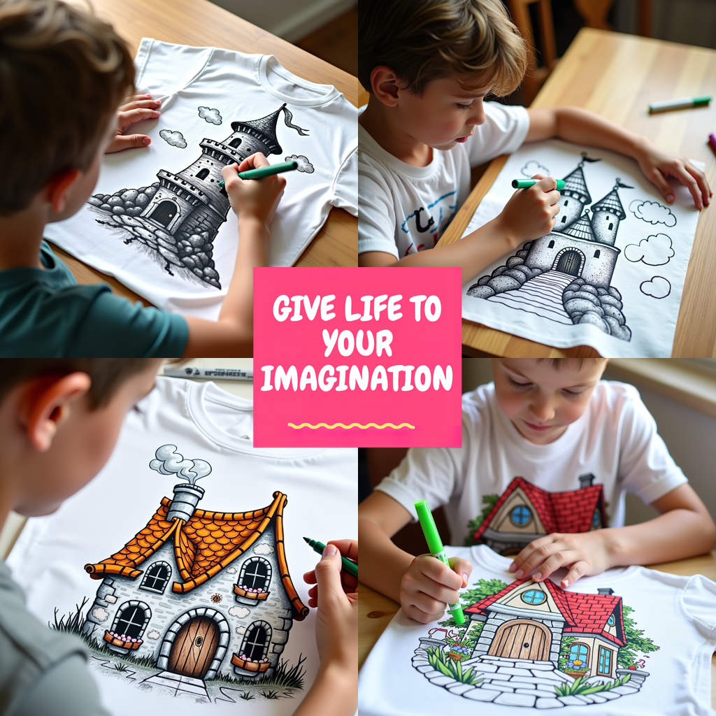 FREE Whimsical Tower & Dragon Coloring Page - Download NOW