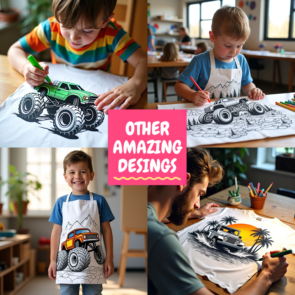 FREE Monster Truck Adventure Coloring Page - Download NOW