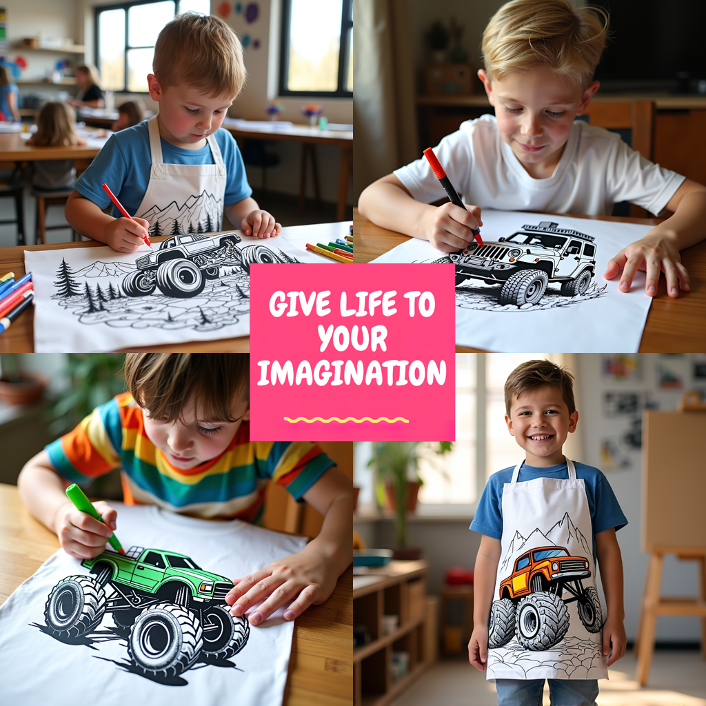 FREE Off-Road Monster Truck Coloring Page - Adventure & Exploration Printable Download
