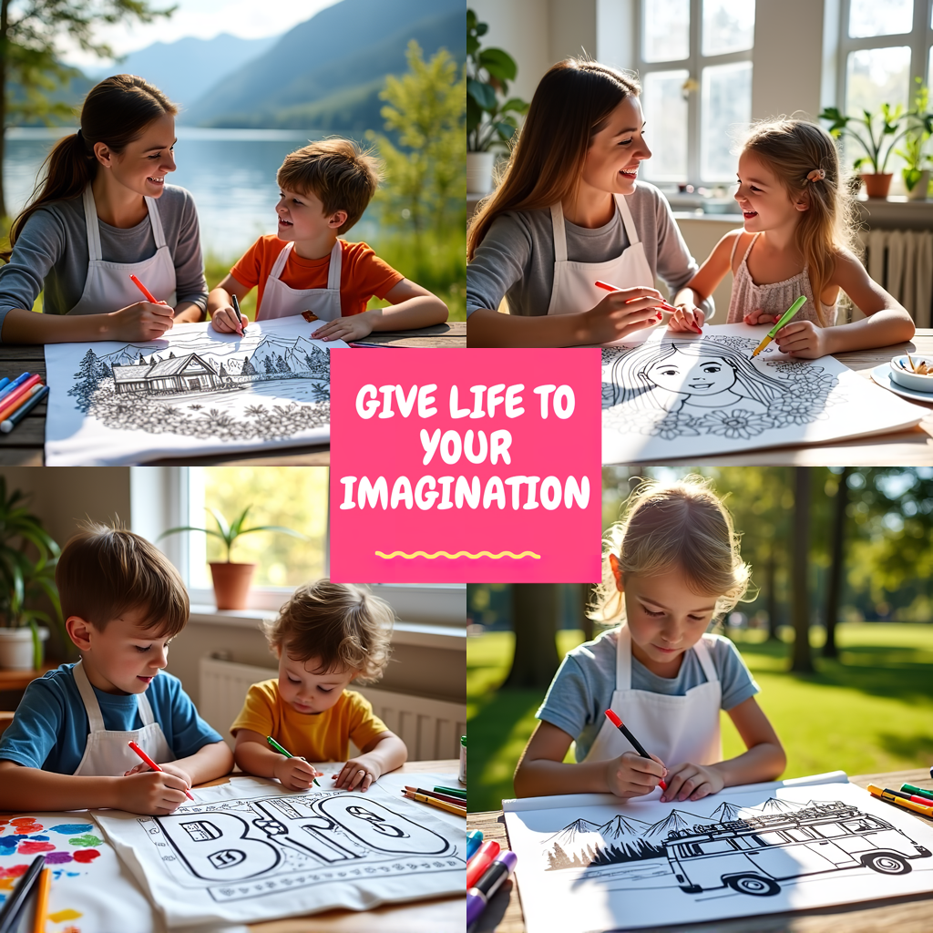 Adult Sweatshirt Coloring Kit with 10 Fabric Markers - Grandpa