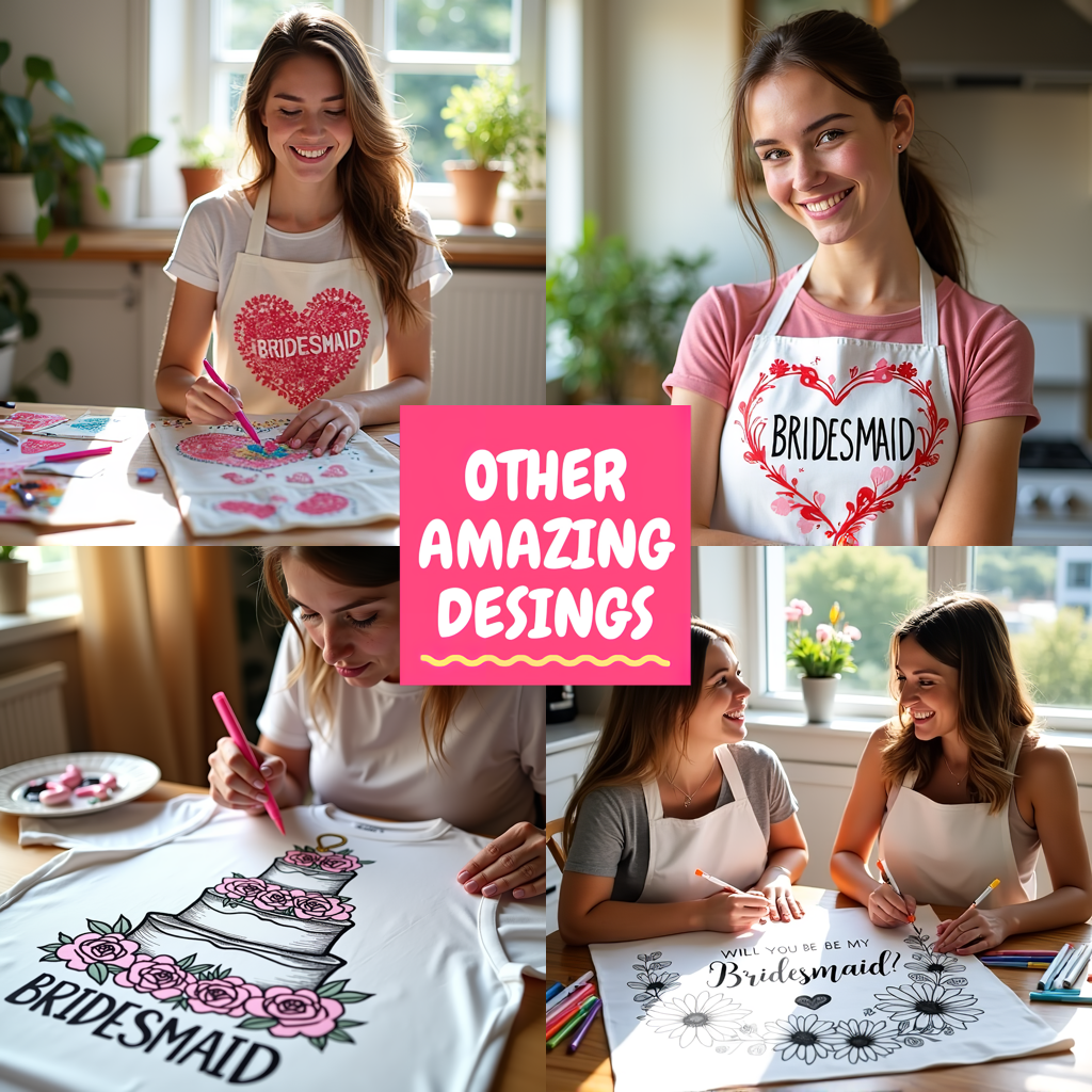 Kid's T-shirt Coloring Kit with 10 Fabric Markers - Heart