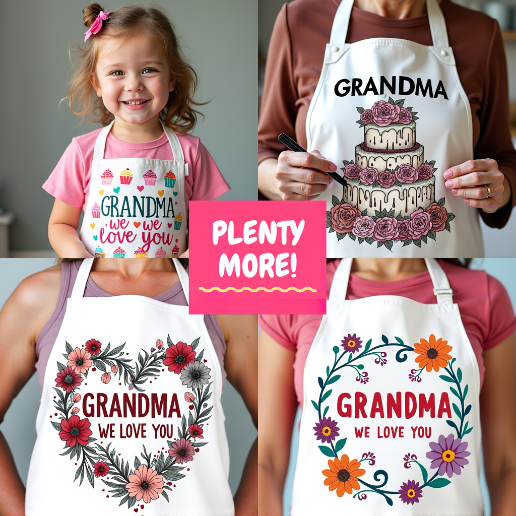 Adult Sweatshirt Coloring Kit with 10 Fabric Markers - Grandma