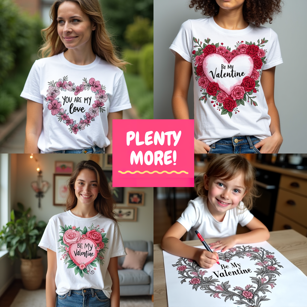 Women's T-shirt Coloring Kit with 10 Fabric Markers - Best Dad