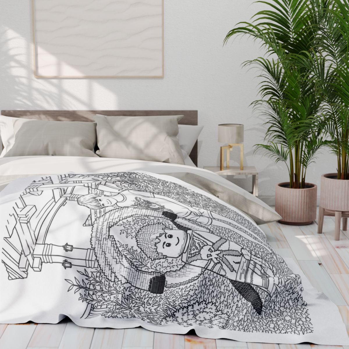 Custom Fleece Blanket with Your Design