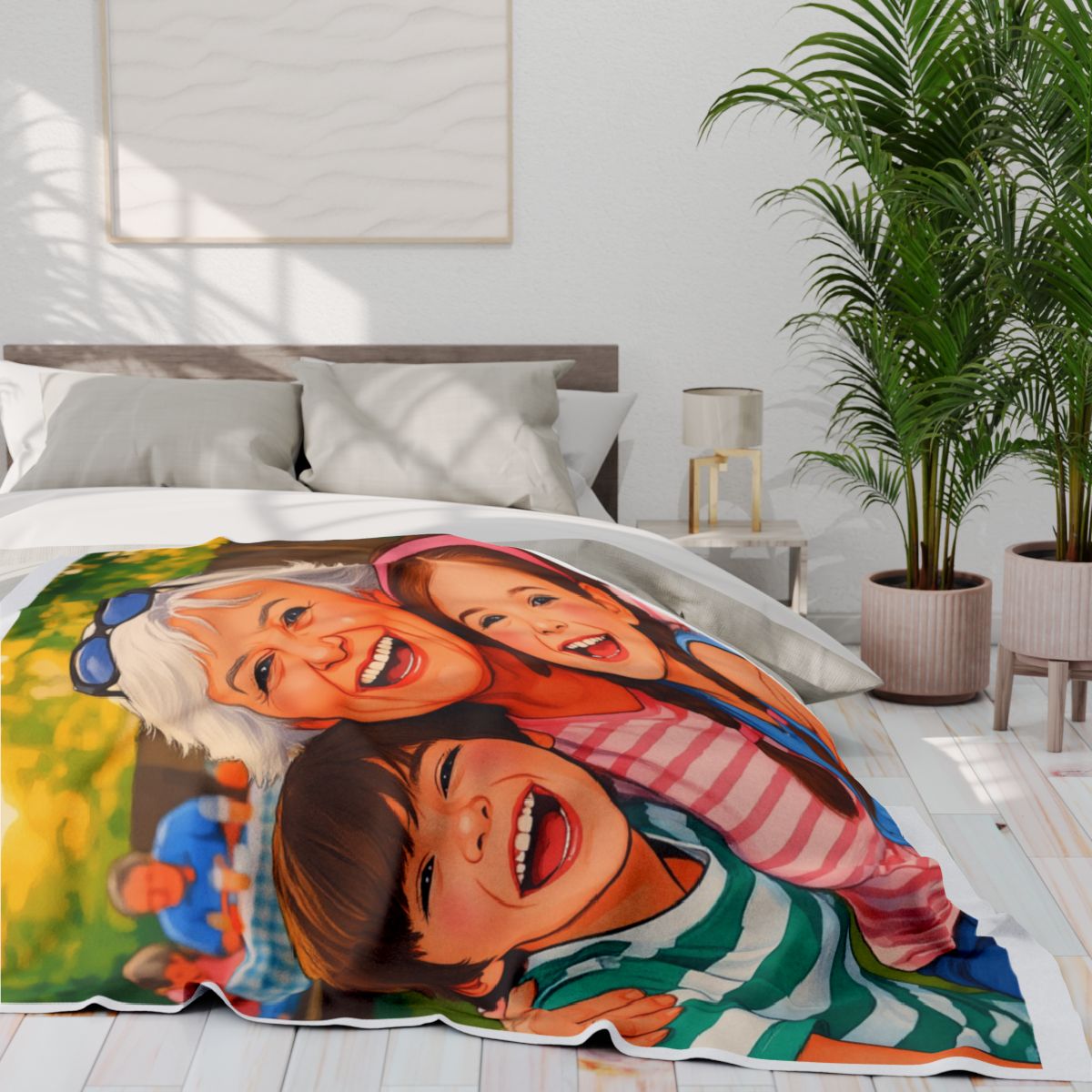 Custom Fleece Blanket with Your Design