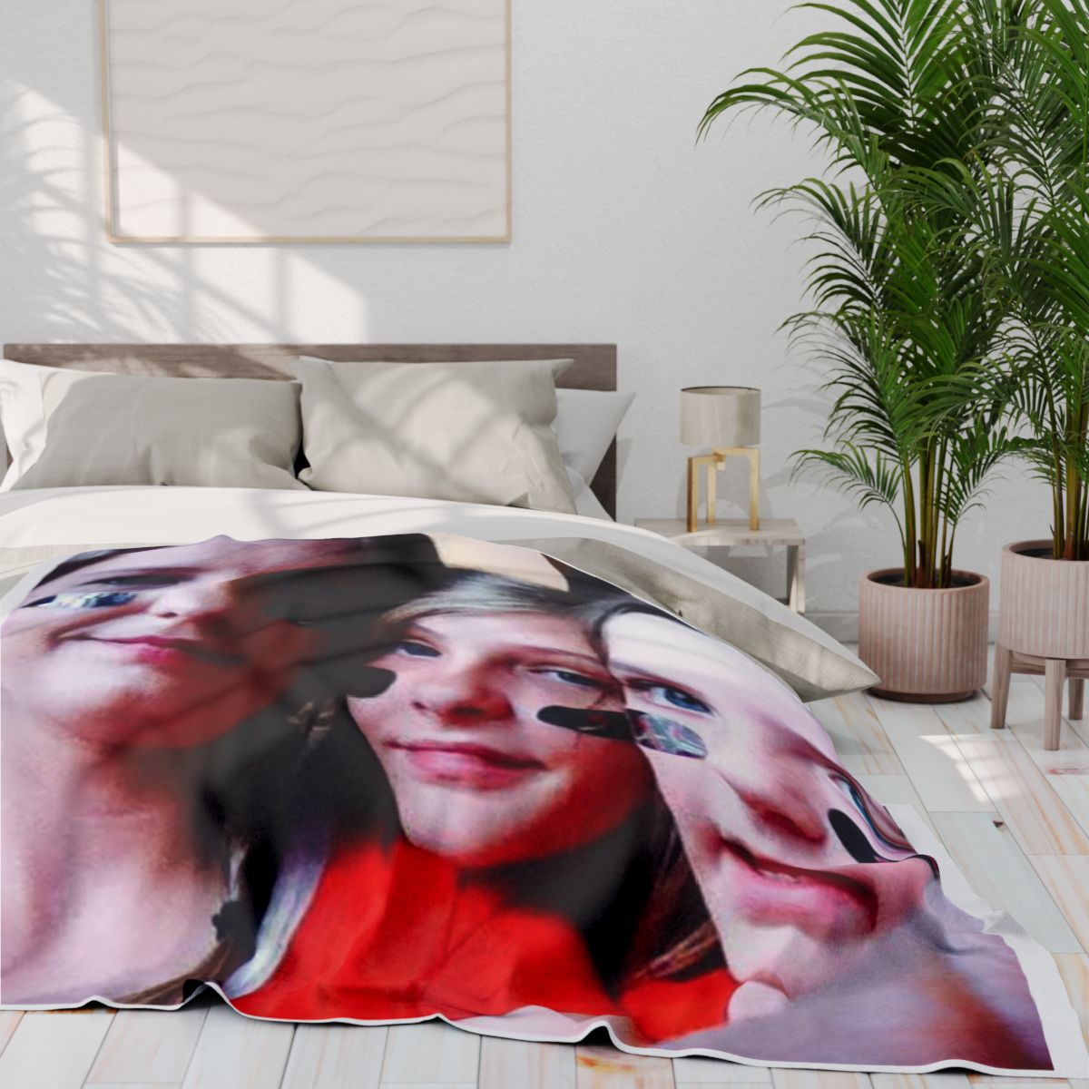 Custom Fleece Blanket with Your Design