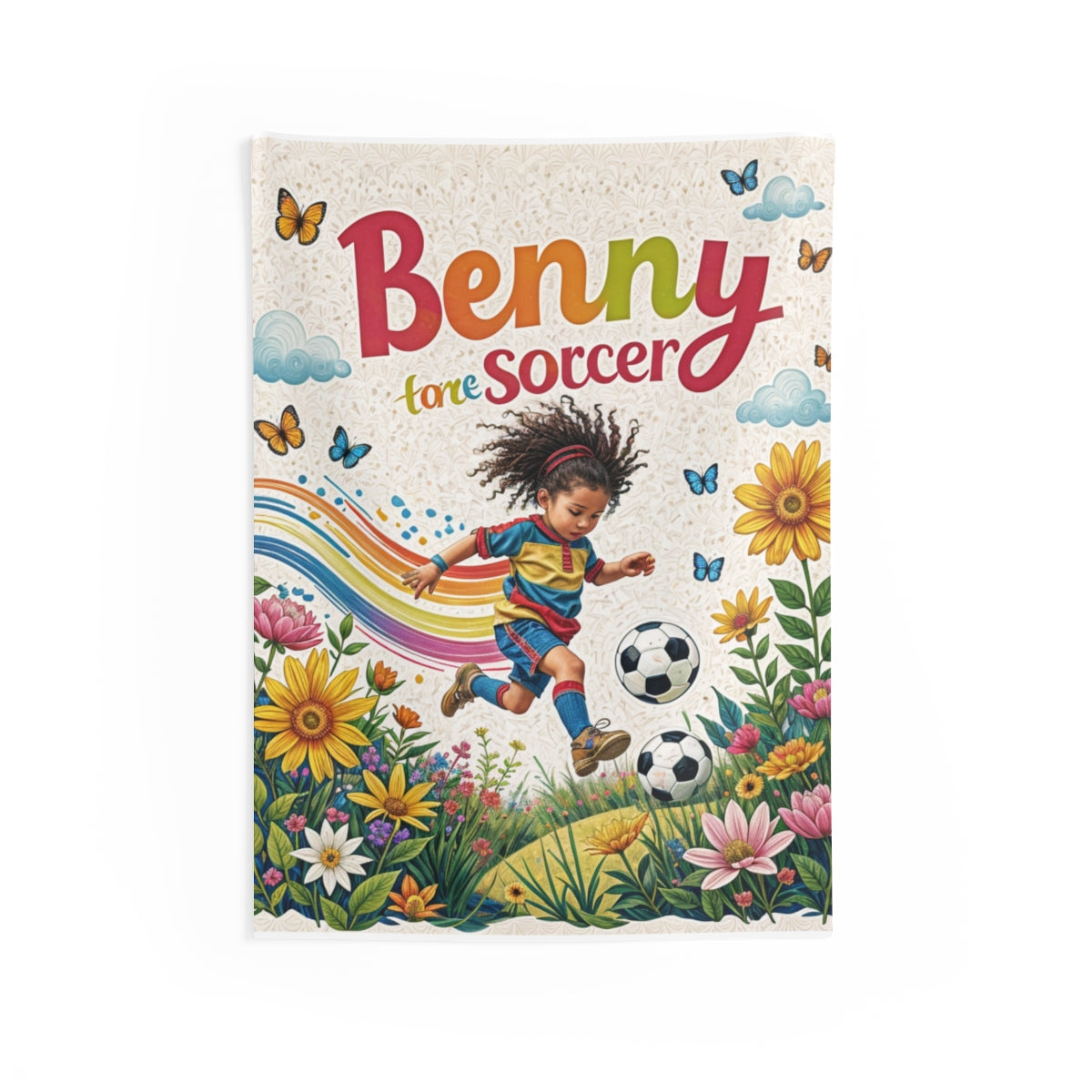 Custom Indoor Wall Tapestry Colorful Design