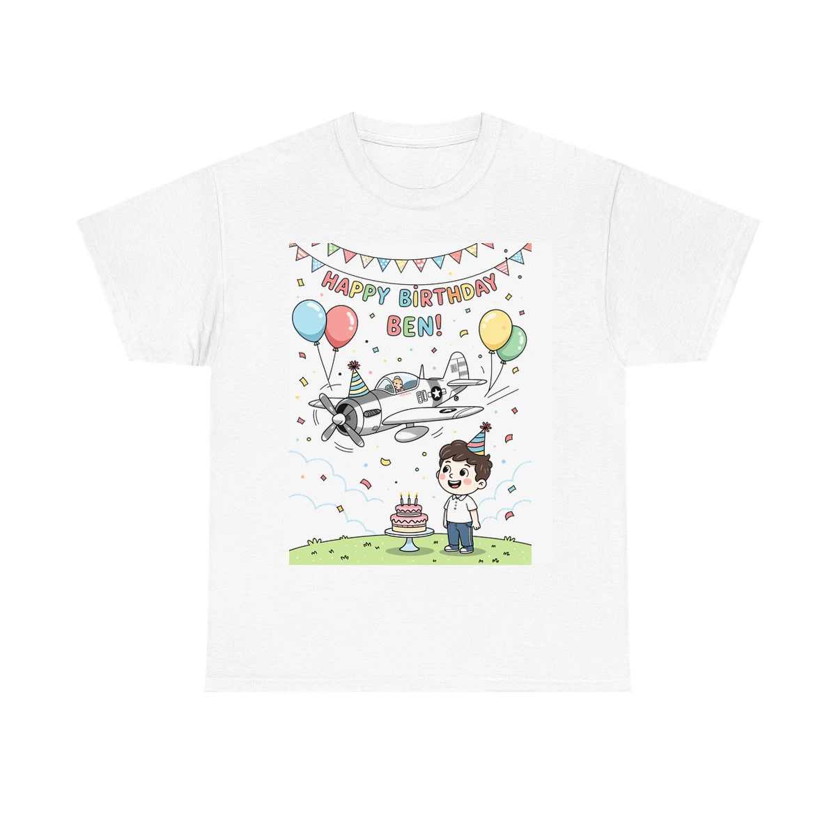 Custom Unisex T-Shirt Colorful Design