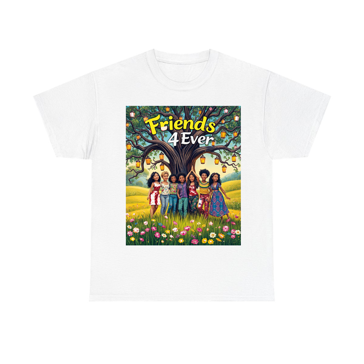 Custom Unisex T-Shirt Colorful Design