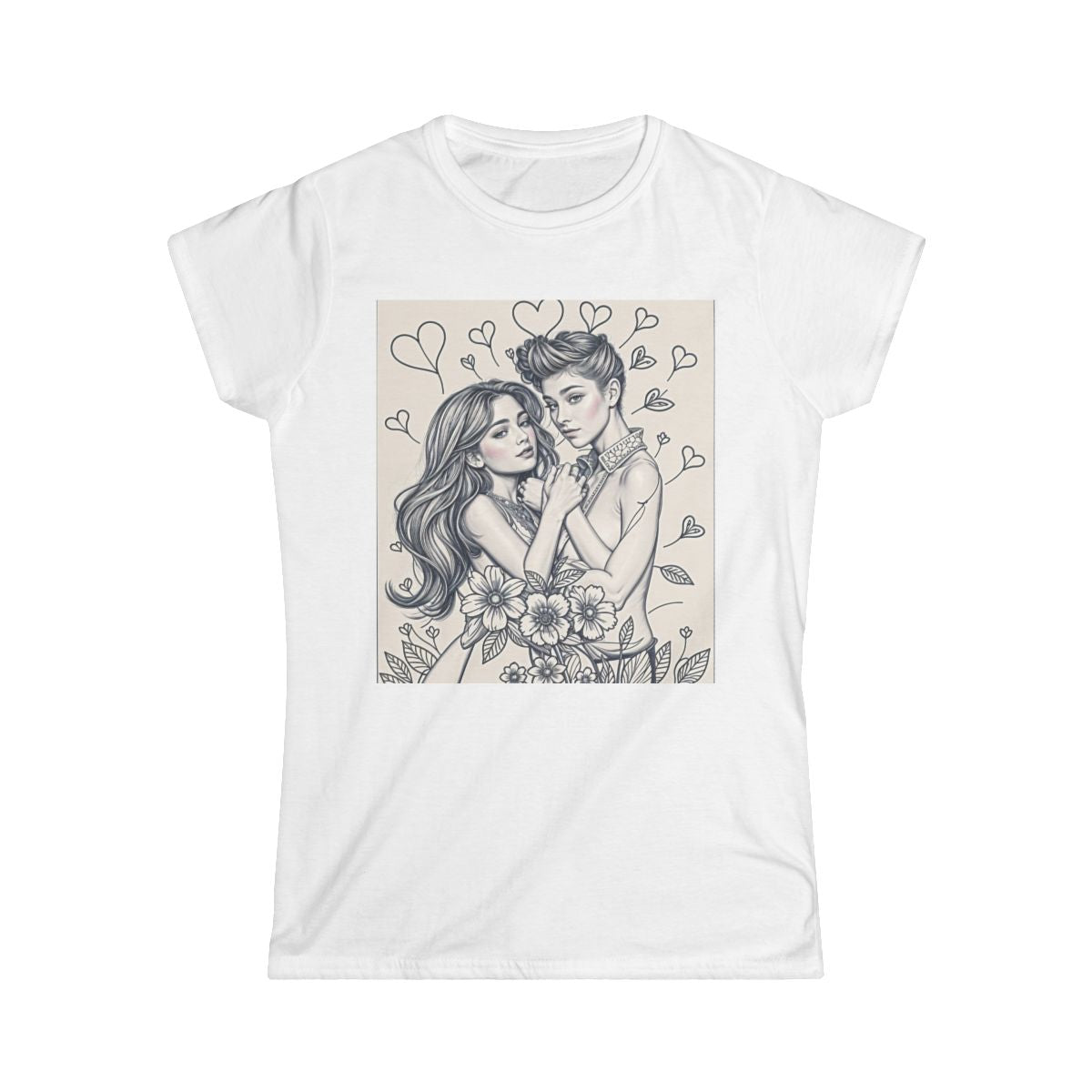 Custom Women's T-Shirt Coloring Kit with 10 Fabric Markers