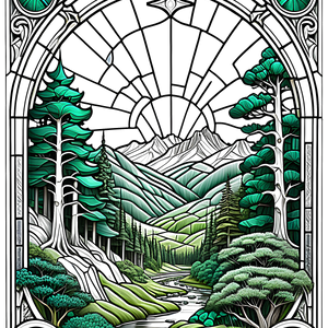 Nature's Beauty Stained Glass Collection 🗻