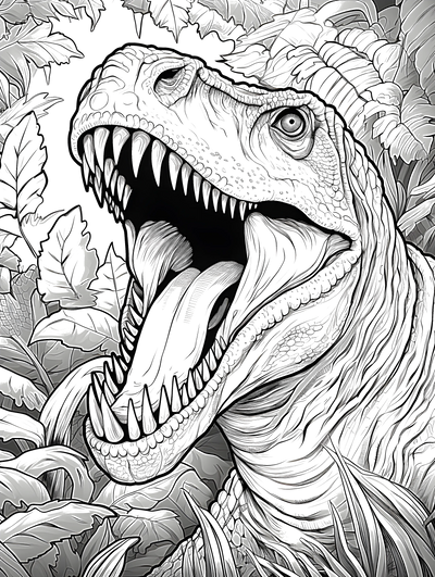 FREE Roaring T-Rex Coloring Page Download NOW 🦖 — free printable coloring page