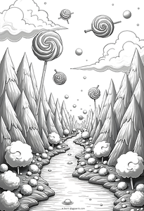 FREE Fantasy Forest Coloring Page Download NOW 🖌️