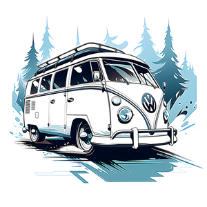 Vintage Volkswagen Bus Adventure Collection 🚲