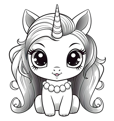FREE Baby Unicorn Coloring Page - Download NOW 🪄 — free printable coloring page