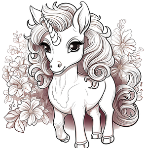 FREE Unicorn Coloring Page - Magical Fantasy Scene Download 🪄