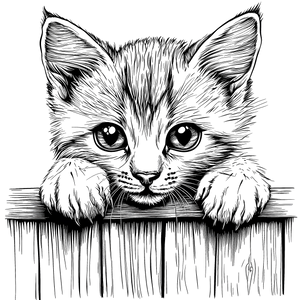 FREE Kitten Coloring Page - Download NOW 🐾