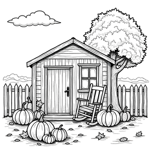 FREE Quaint Cottage Coloring Page Download NOW 🏰