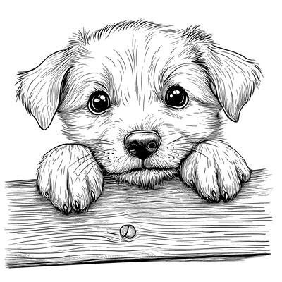 FREE Puppy Coloring Page - Download NOW 🐾 — free printable coloring page