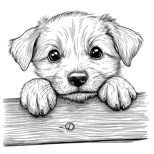 FREE Puppy Coloring Page - Download NOW 🐾