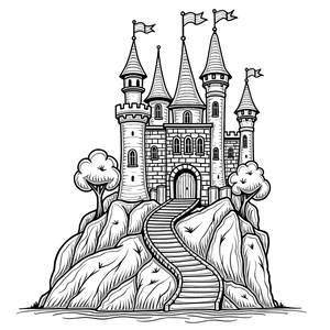 FREE Enchanted Castle Coloring Page Download NOW 🏰
