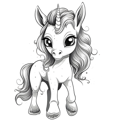 FREE Baby Unicorn Coloring Page - Download NOW 🪄 — free printable coloring page