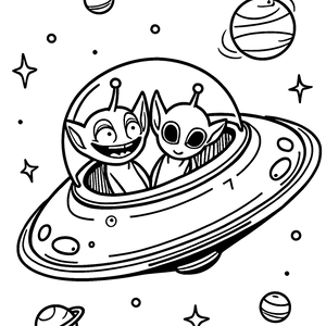 FREE Alien Adventure Coloring Page - Download NOW 🖌️