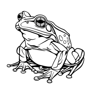 FREE Tree Frog Coloring Page Download NOW 🐾