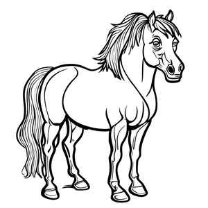 FREE Horse Coloring Page - Printable Download NOW 🐾