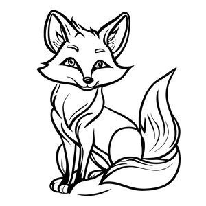 FREE Fox Coloring Page - Download NOW for Creative Fun 🐾