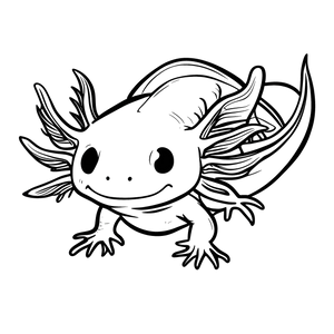 FREE Axolotl Coloring Page Download NOW 🐾