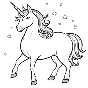 FREE Unicorn Coloring Page - Printable Download 🪄