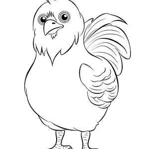 FREE Cute Chick Coloring Page - Download NOW 🐾