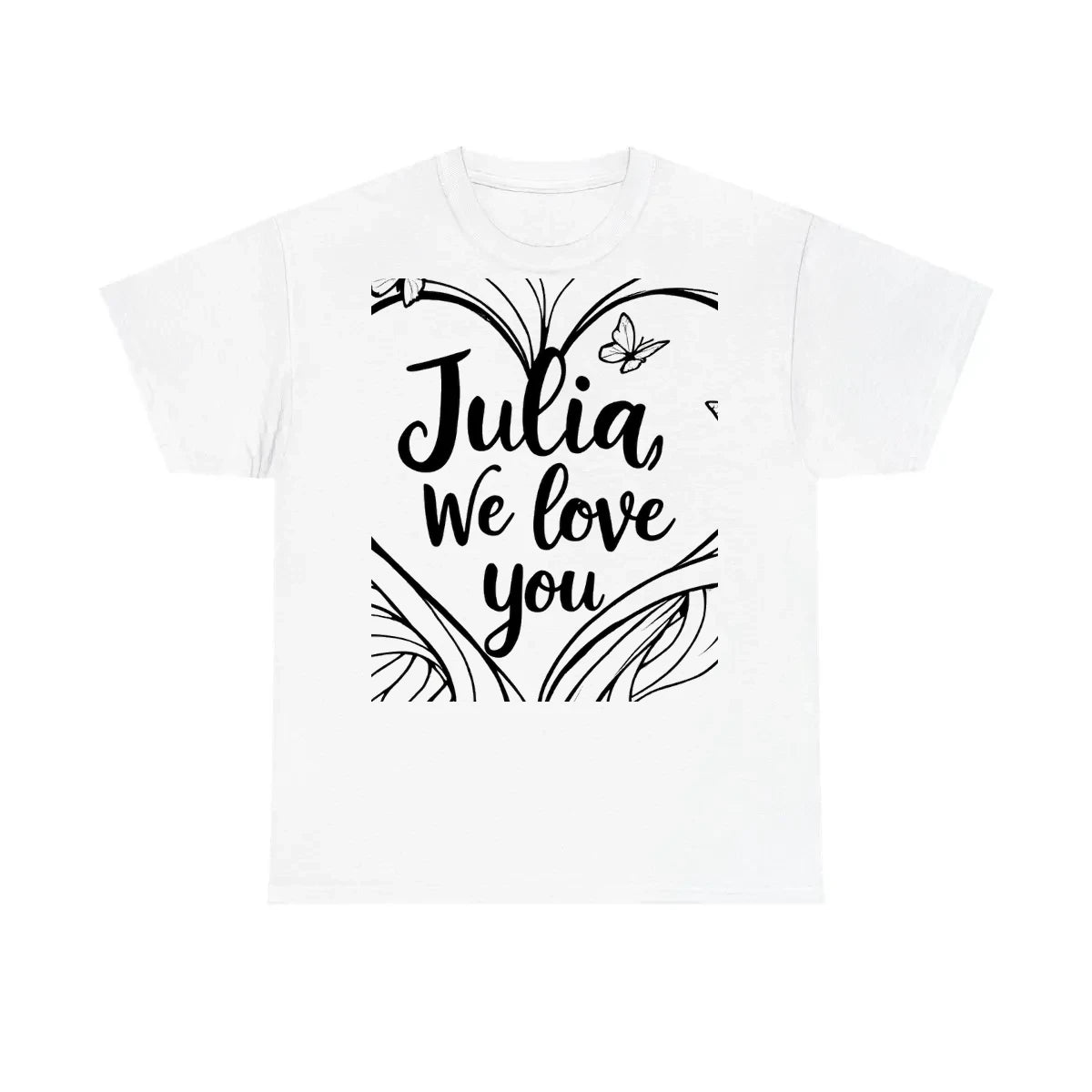 Custom Kids T-Shirt with Your Design Coloring Page Kit with 10 Fabric Markers