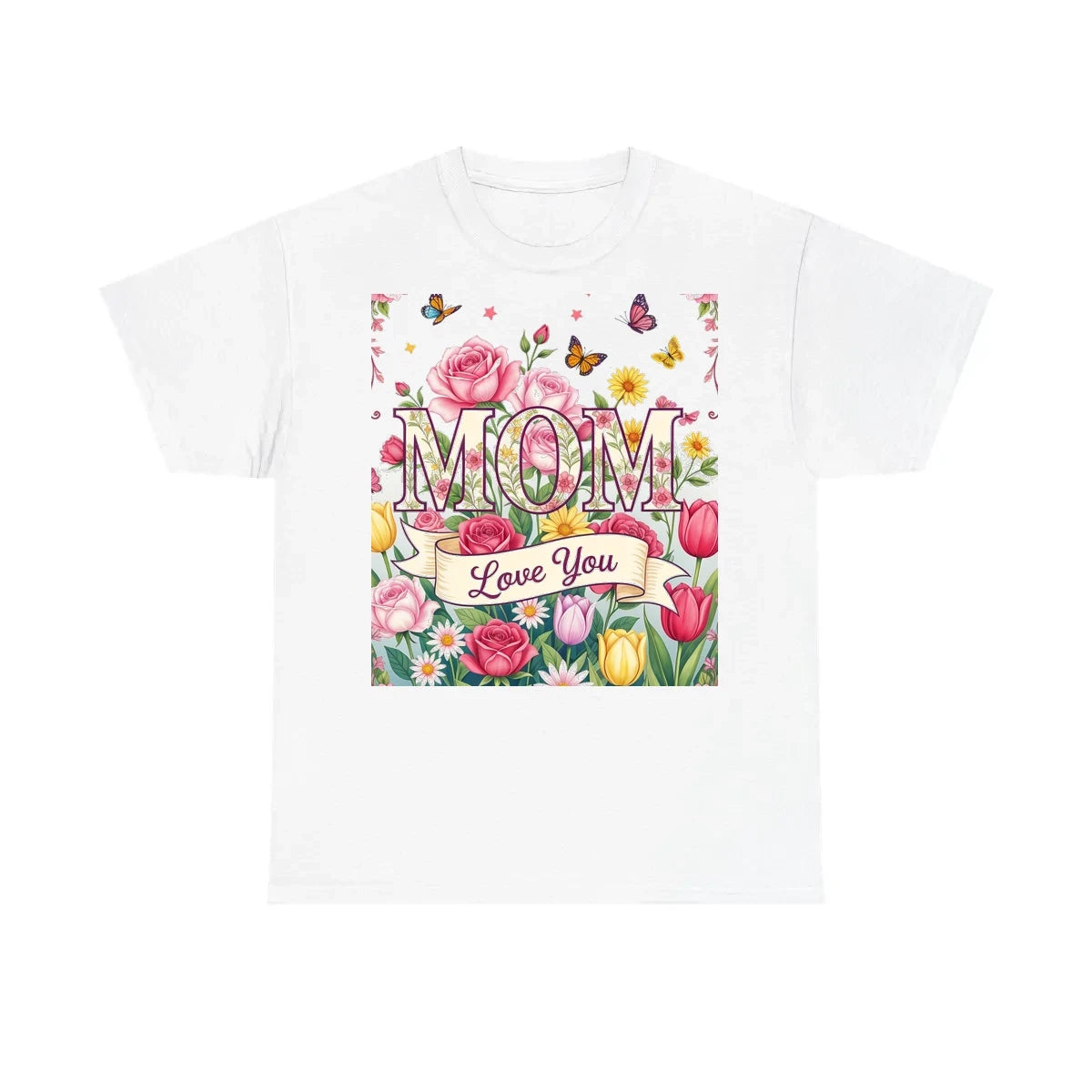 Custom Unisex T-Shirt Colorful Design with Fabric Markers