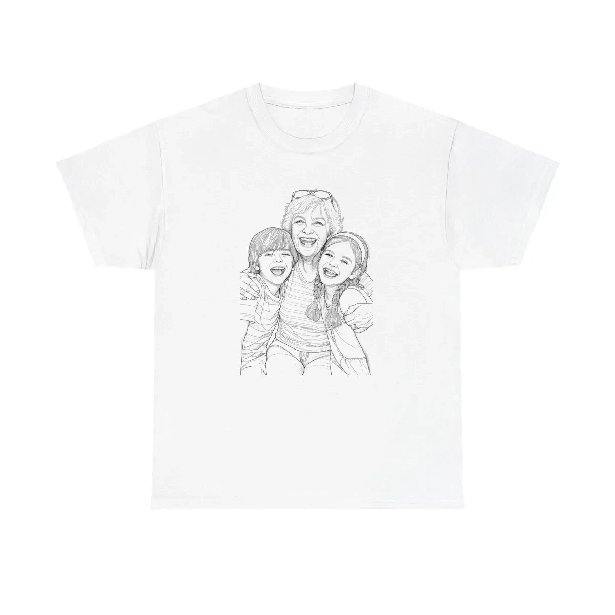 Custom Unisex T-Shirt with Your Design Coloring Page Kit with 10 Fabric Markers