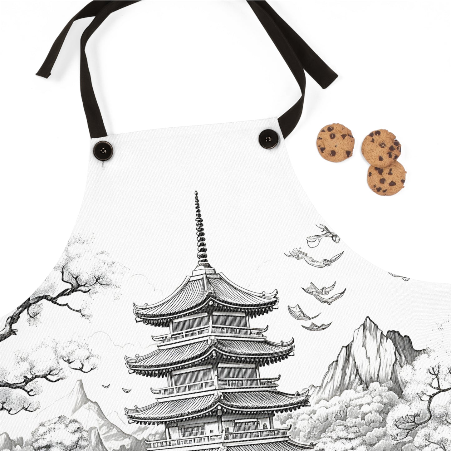 Apron Coloring Kit with 10 Fabric Markers - Pagoda