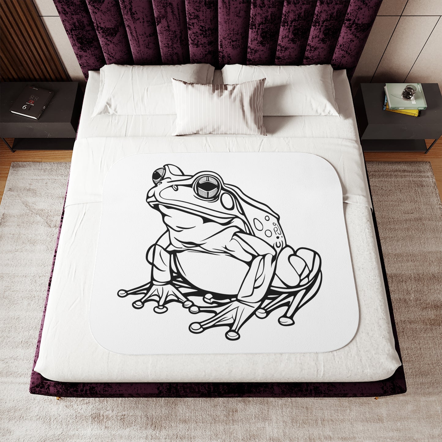 Blanket Coloring Kit with 10 Fabric Markers - Tree Frog