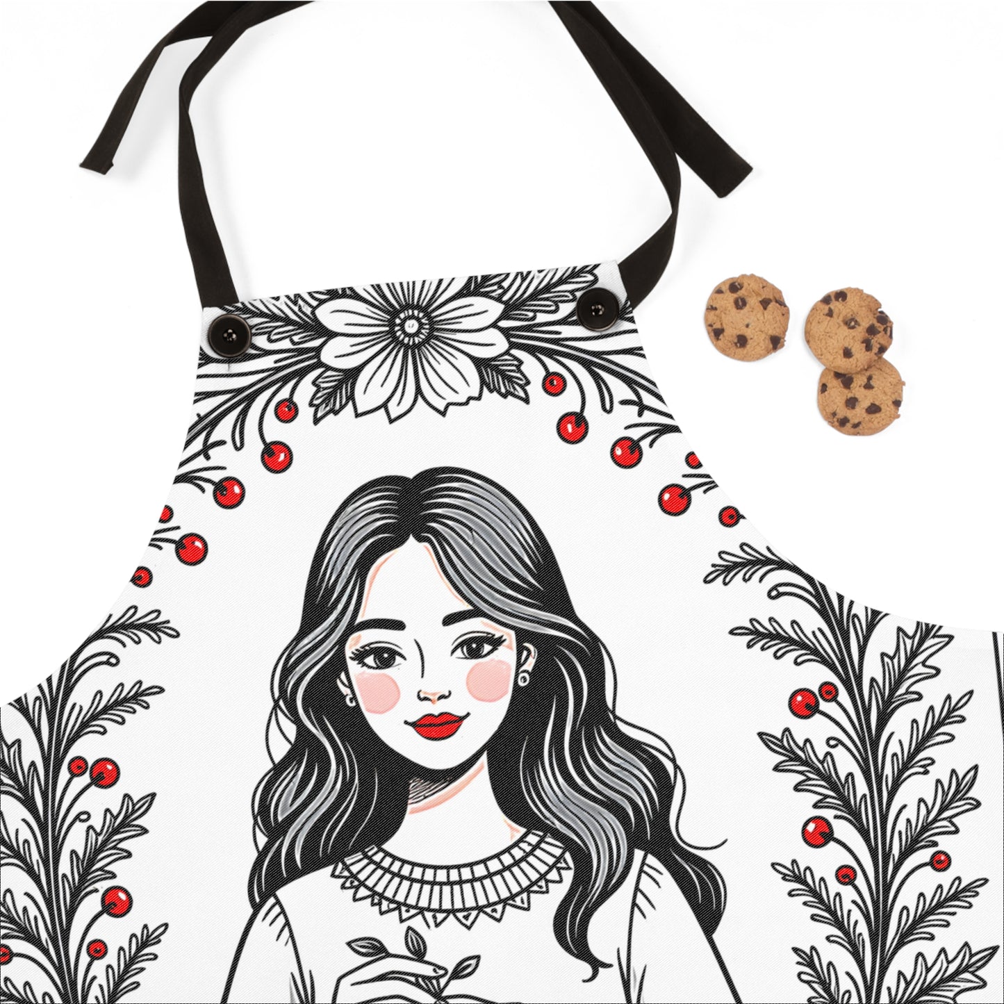 Apron Colorful Graphic Design - Fall Portrait