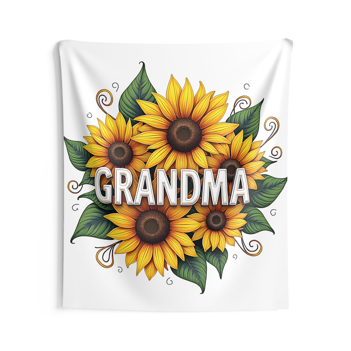 Indoor Wall Tapestries Colorful Graphic Design - Sunflower