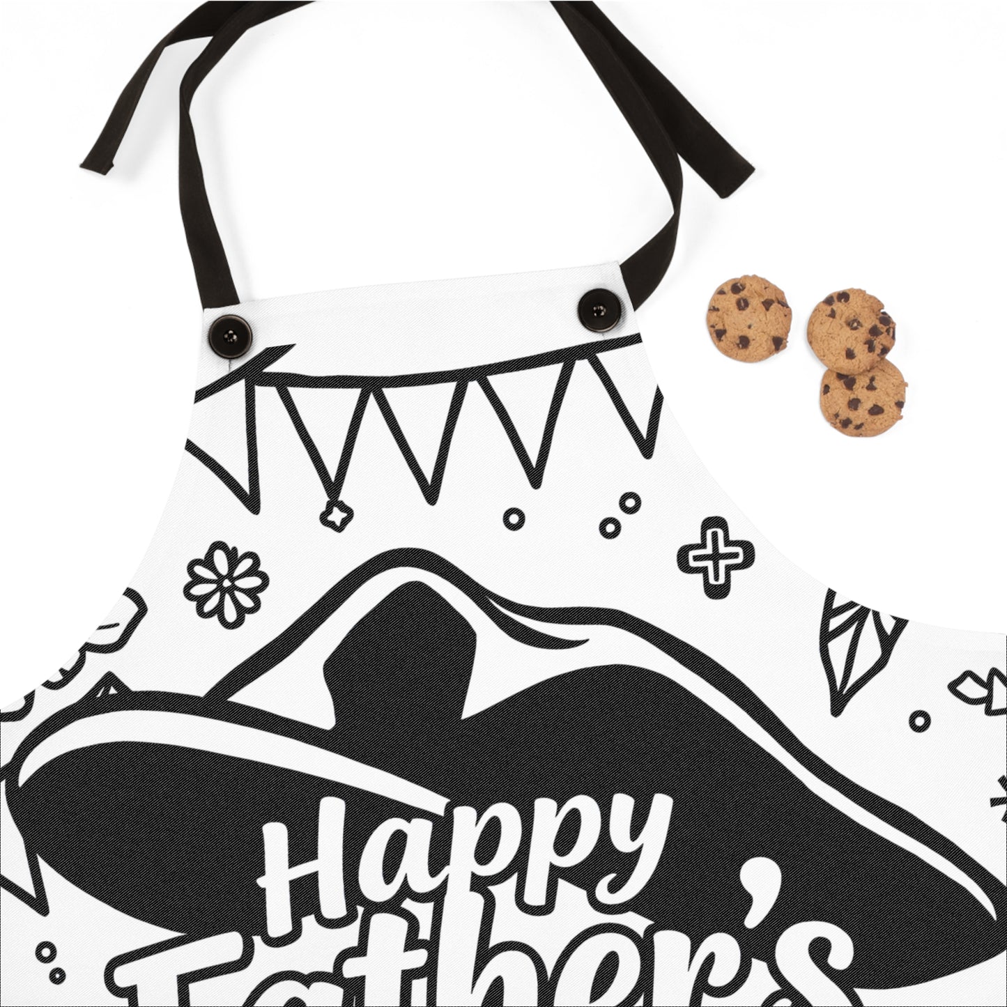 Apron Coloring Kit with 10 Fabric Markers - Father's Day Celebration
